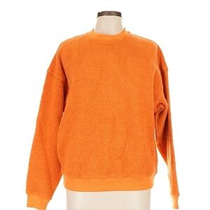 Orange wool crewneck